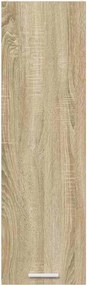 vidaXL Κρεμαστό ντουλάπι με αποθήκευση Δρύς Sonoma 30 x 31 x 100 εκ.
