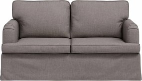 vidaXL Καναπές Taupe 144 x 80 x 85 εκ ύφασμα