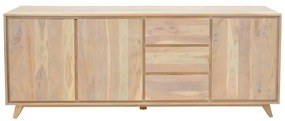 Μπουφές Emira Μασίφ Ξύλο Ακακίας σε Φυσικό 200x40x80εκ. 200x40x80 εκ.