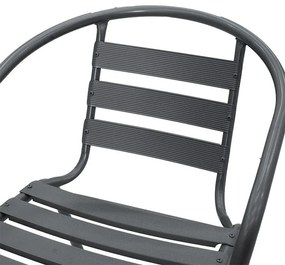 Καρέκλα - Πολυθρόνα Tade μέταλλο ανθρακί 54x62x74 εκ. 54x58x73 εκ.