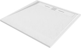 Mexen Amon τετράγωνη ντουσιέρα SMC 100 x 100 cm, λευκή - 4F101010