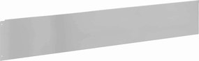 vidaXL Περίγραμμα γκαζόν 20 τμχ. 100 x 18 εκ Galvanised Steel Ασημί