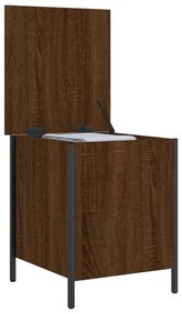 vidaXL Παγκάκι Αποθήκευσης Καφέ Δρυς 40x42,5x50 εκ. από Επεξ. Ξύλο