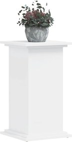 vidaXL Βάση Γλάστρας Λευκές 33x33x60 εκ. από Επεξεργασμένο Ξύλο