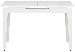 Τραπέζι Trendline Megapap επεκτεινόμενο χρώμα λευκό 120/150x70x75εκ.