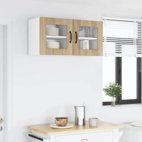 vidaXL Ραφιέρα τοίχου LUCCA 2 pcs Sonoma Δρυς 40 x 31 x 40 εκ.