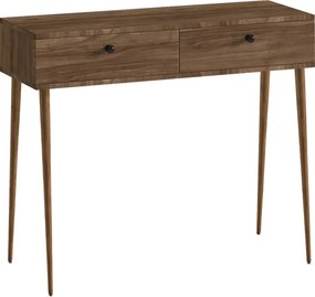 Κονσόλα Alis Megapap χρώμα καρυδί 110x29x88εκ.