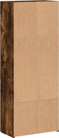 vidaXL Αρχειοθήκη Καπνιστή Δρυς 60x32x153 εκ. Επεξ. Ξύλο