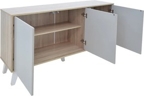 Μπουφές Billie pakoworld sonoma-γκρι 149x40x77εκ