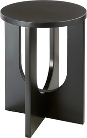 Βοηθητικό Τραπεζάκι (Φ40x50.5) A-S Bloom Black 206046B