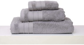 Σετ 3 Πετσέτες 30x50, 50x100, 70x140 Soft 11 Grey Anna Riska