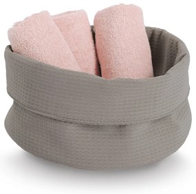 Καλάθια Αποθήκευσης (Φ25x13) Z-L Waffle Taupe 14535