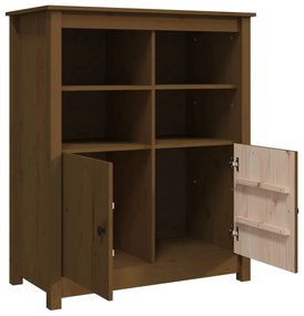 vidaXL Ντουλάπι Καφέ Μέλι 83x41,5x100 εκ. από Μασίφ Ξύλο Πεύκου