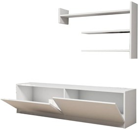 Σύνθετο ArteLibre ALPHA Λευκό 160x32x40cm
