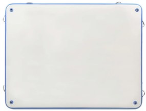 vidaXL Πλατφόρμα Φουσκωτή Πλωτή Μπλε / Λευκή 300 x 300 x 15 εκ.