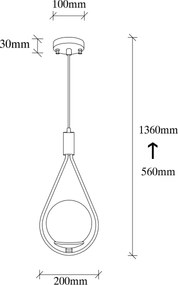 Chandelier GMN-00008 Black