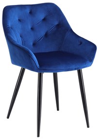 60-21291 K487 chair dark blue DIOMMI V-CH-K/487-KR-GRANATOWY, 1 Τεμάχιο
