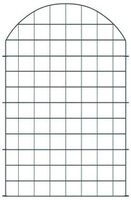 vidaXL Σετ φράχτη για λιμνούλες 8 pcs Πράσινο 50 x 80 cm Ατσάλι