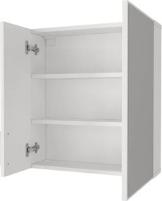 Καθρέπτης μπάνιου Ditto Μegapap χρώμα λευκό 59,6x16,4x64,8εκ.