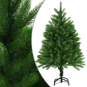 vidaXL Χριστουγεννιάτικο Δέντρο Τεχνητό με LED & Μπάλες Πράσινο 120 εκ