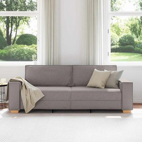 vidaXL 3-Θέσιος καναπές Taupe 220 cm ύφασμα