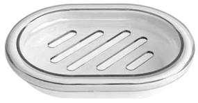 Σαπουνοθήκες μπάνιου πλαστικές σε σετ 9Χ - White - 21550