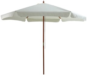 Intrahome Ομπρέλα επαγγελματική Trigo Intrahome ξύλο εκρού ύφασμα Φ3m | SKU: INTRAPA-329111123