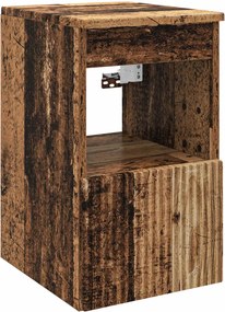 vidaXL Ντουλάπι Μπάνιου Παλαιωμένο ξύλο 30 x 44,5 x 50 εκ.