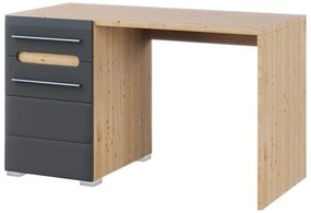 Γραφείο Ξύλινο AMARYN Artizan Oak/Grafite 128x61.6x76