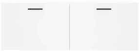 Ντουλάπι Τοίχου Λευκό 100x36,5x35 εκ. από Επεξεργασμένο Ξύλο - Λευκό