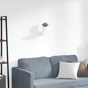 vidaXL Ράφι Τοίχου Άσπρο 23 x 23,5 x 3,8 εκ. από MDF