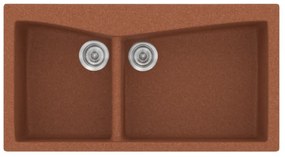 Sanitec Classic 326 Granite Terracotta Ένθετος Νεροχύτης