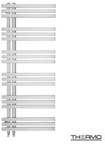 Θερμαινόμενη Πετσετοκρεμάστρα H119x50cm Brushed Υδραυλική/Ηλεκτρική Λειτουργία Inox 304 Thermo Vivo VIV11950-111