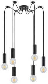 Φωτιστικό Οροφής  SE21-BL-4-BL6 ADEPT TUBE Black Pendant+ - 77-8477 - 51W - 100W - 77-8477