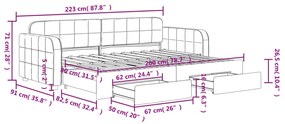 ΚΑΝΑΠΕΣ ΚΡΕΒΑΤΙ ΣΥΡΟΜΕΝΟΣ ΜΠΛΕ 80X200 ΕΚ. ΒΕΛΟΥΔΙΝΟΣ ΣΥΡΤΑΡΙΑ 3196969