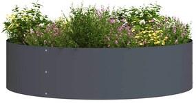 vidaXL Δακτύλιος γλάστρας 5 pcs Ανθρακί 80 x 80 x 20 cm