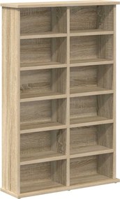 vidaXL Ντουλάπα CD Sonoma Δρυς 60 x 17 x 92 εκ. Επεξεργασμένο Ξύλο