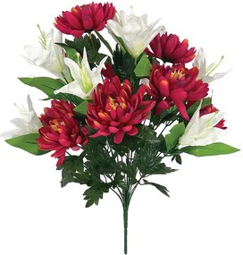 Τεχνητό Μπουκέτο Λουλουδιών 50εκ. Marhome 00-16228-1