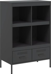 vidaXL Ντουλάπι Μαύρο 68 x 39 x 101,5 εκ. από Χάλυβα