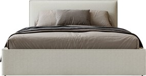 Επενδυμένο Κρεβάτι Bianco Grant-Κρεμ-140 x 200