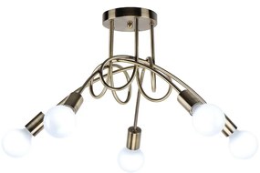 KQ 2627/5 QUIRKY ANTIQUE BRONZE CEILING LAMP Z3 HOMELIGHTING 77-8090