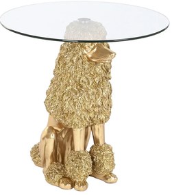 Βοηθητικό Τραπέζι Home ESPRIT Χρυσό 60,5 X 60,5 X 62 CM