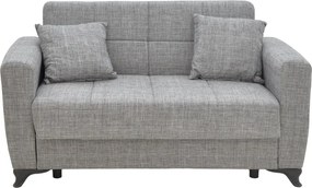 Σετ σαλονιού 2τεμ Modesto pakoworld ύφασμα σε γκρι απόχρωση