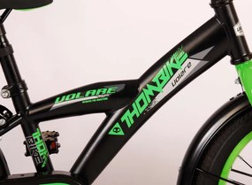 Thombike 16 Inch 23 cm Boys Coaster Brake Black/Green