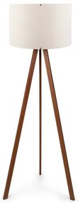 Φωτιστικό Δαπέδου Rosling Mdf- Ύφασμα Pvc Καρυδί-μπεζ 38x21x140εκ GP029-0001,3 Megapap-GP029-0001,3-Μπεζ GP029-0001,3