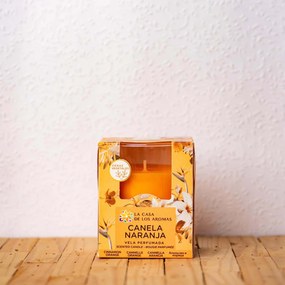 Αρωματικό Κερί 140gr La Casa De Los Aromas 047849 Κανέλα/Πορτοκάλι