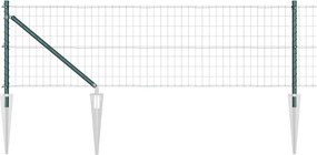 vidaXL Ευρωπαϊκός Φράκτης με Ακίδες 25 x 0,8 m PVC-Επικαλυμμένο Ατσάλι