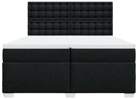 ΚΡΕΒΑΤΙ BOXSPRING ΜΕ ΣΤΡΩΜΑ ΜΑΥΡΟ 200X200 ΕΚ. ΥΦΑΣΜΑΤΙΝΟ 3290611