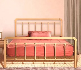 Κρεβάτι Ν89 για στρώμα 150χ200 υπέρδιπλο με επιλογές χρωμάτων