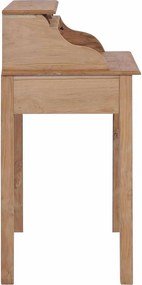 vidaXL Γραφείο 90 x 50 x 100 εκ. από Μασίφ Ξύλο Teak
